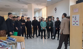 بازدید آموزشی سه گروه دانشجویی و دانش‌آموزی از کتابخانه مرکزی و مرکز نشر دانشگاه بیرجند